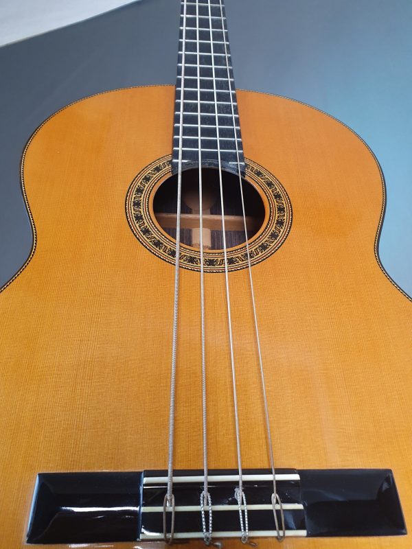 Esteve Ps75 Acoustic Bass Guitar Bridge View