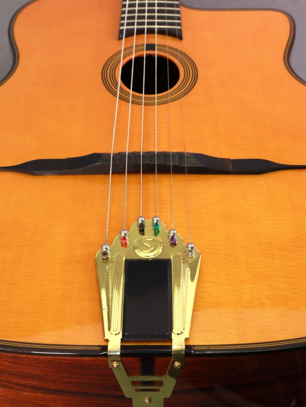 Gitane Dg 455 Gypsy Jazz Guitar Tailpiece