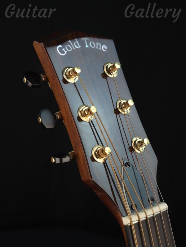 gold tone gbg baritone guitar headstock