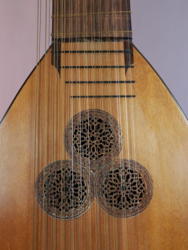 Lute Made By Gerhard Reither 1974 Front