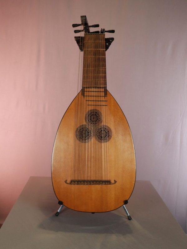 Lute Made By Gerhard Reither 1974 Full Front