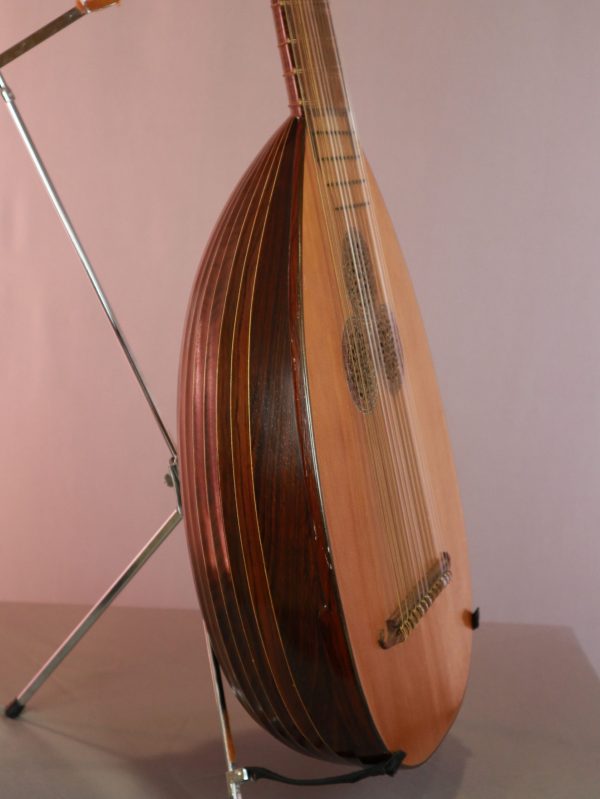 Lute Made By Gerhard Reither 1974 Side