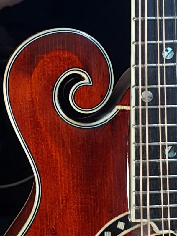 eastman md814 mandolin scroll detail