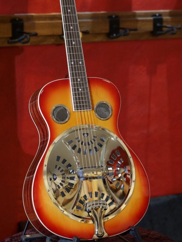 regal rd 40v resonator guitar side