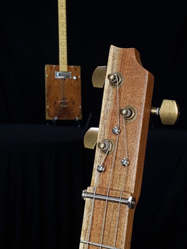 brookwood cigar box guitar in sassafras