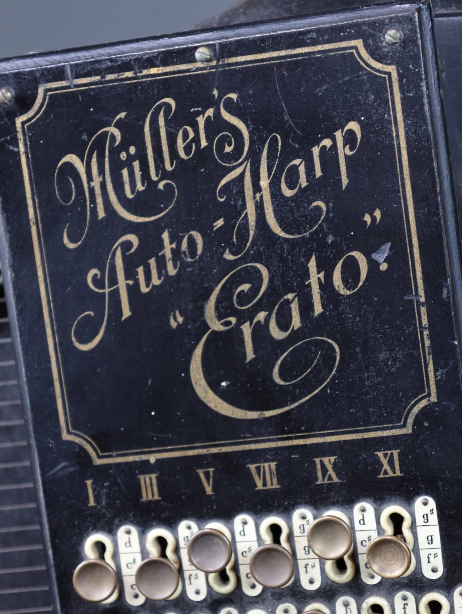 Autoharp by Mullers Historical Multikey Guitar Gallery Music Shop MELB
