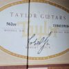 taylor 562ce guitar serial number