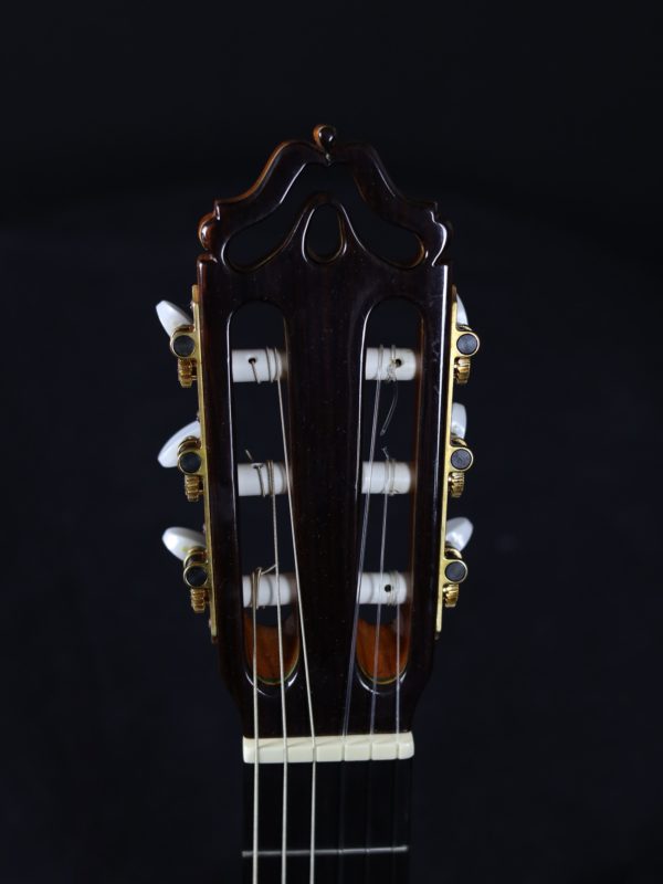 esteve 12 classical guitar carved headstock