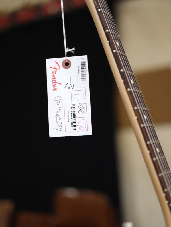 fender stratocaster american performer guitar factory card