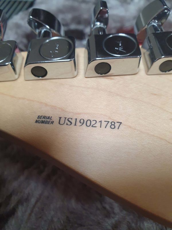 fender stratocaster professional guitar serial number