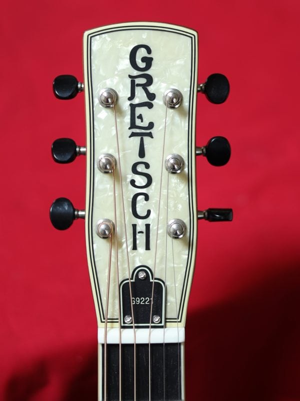 gretsch bobtail resonator guitar headstock
