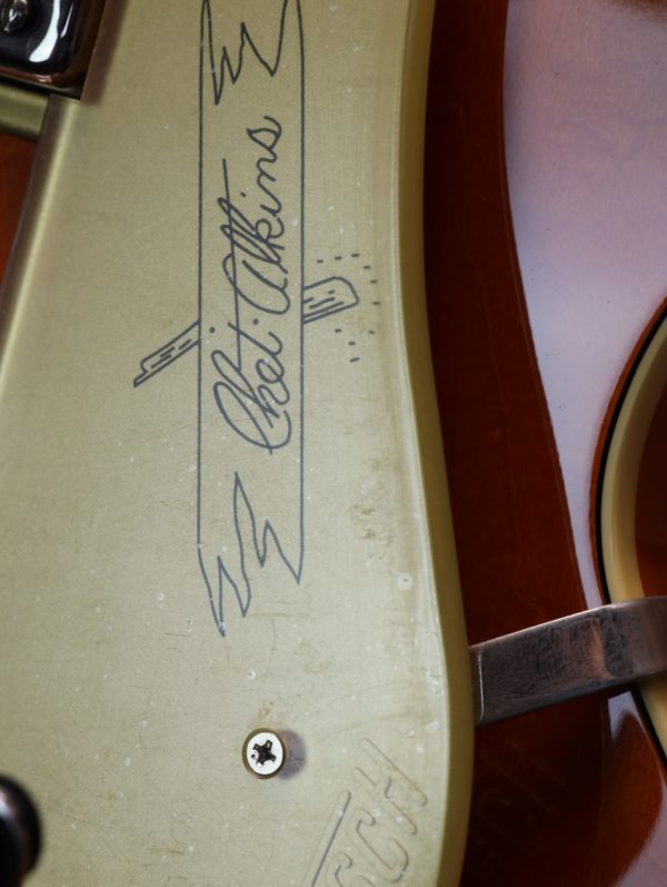 gretsch chet atkins electric guitar autograph