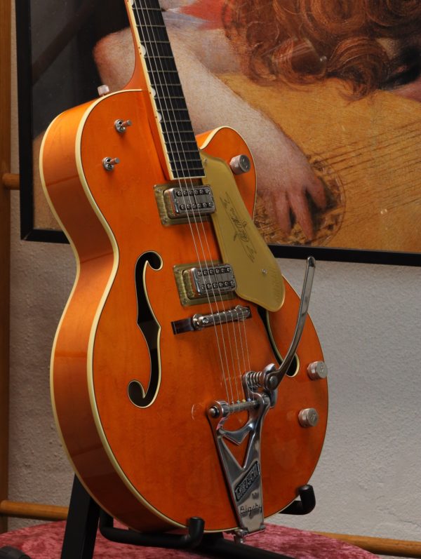 gretsch chet atkins electric guitar side view