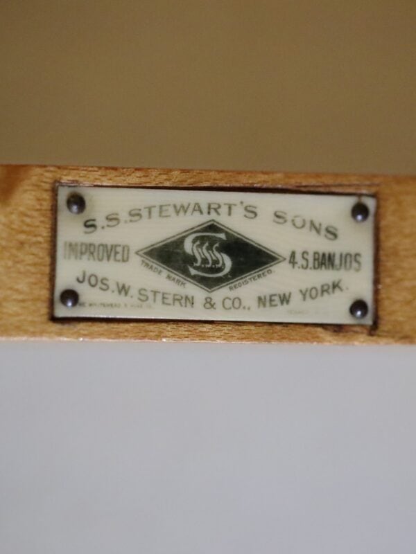 s s stewart banjo c 1900s (4)