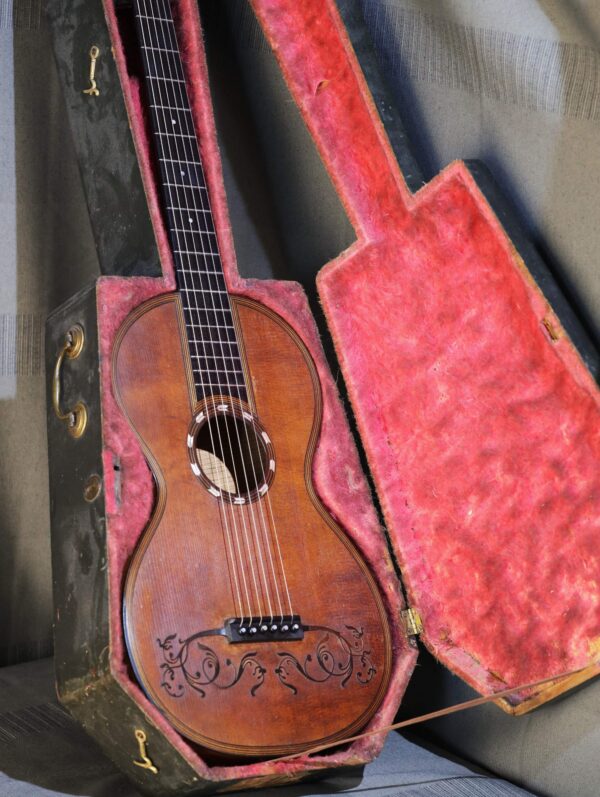 legnani style classical guitar c 1830 (22)