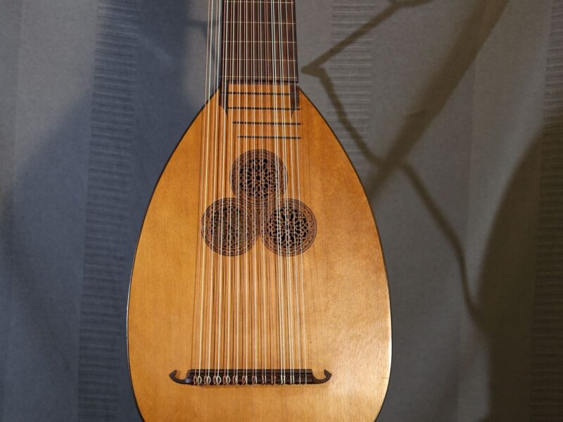 baroque lute by gerhard reiter 1974