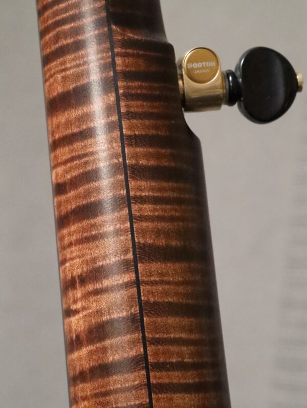 pisgah dobson pro banjo flamed maple