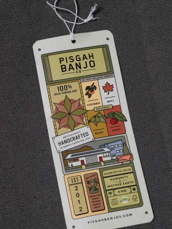 pisgah rambler banjo brand tag