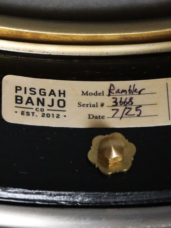 pisgah rambler banjo serial number