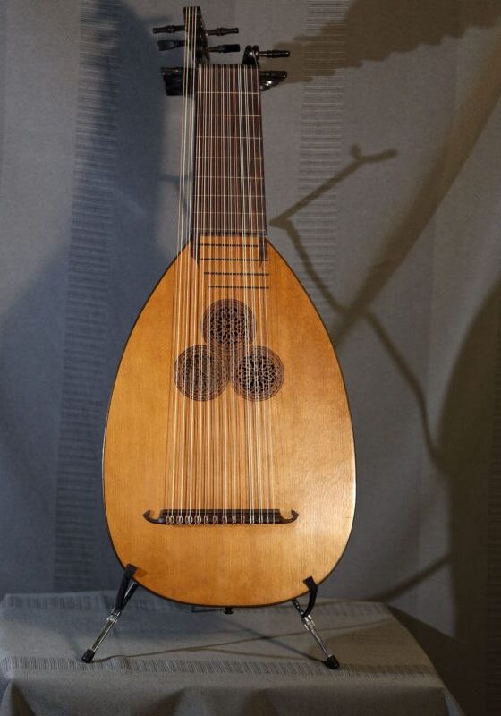 baroque lute by gerhard reiter 1974