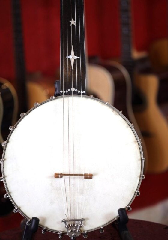 besson 6 string fretless banjo