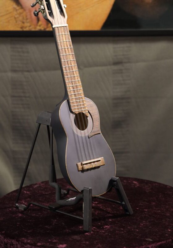 charango in black satin from bolivia charango in black satin from bolivia